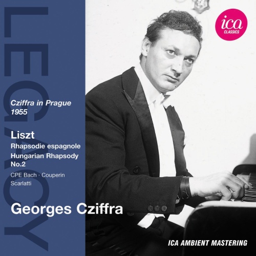 Liszt: Rhapsodie Espagnole, Hungarian Rhapsody No.2, C.P.E. Bach, Couperin, Scarlatti, nagr. Praga 1955